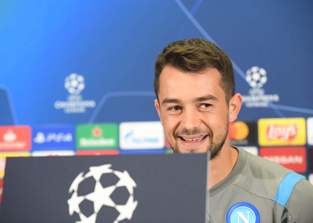 Amin Younes in conferenza stampa