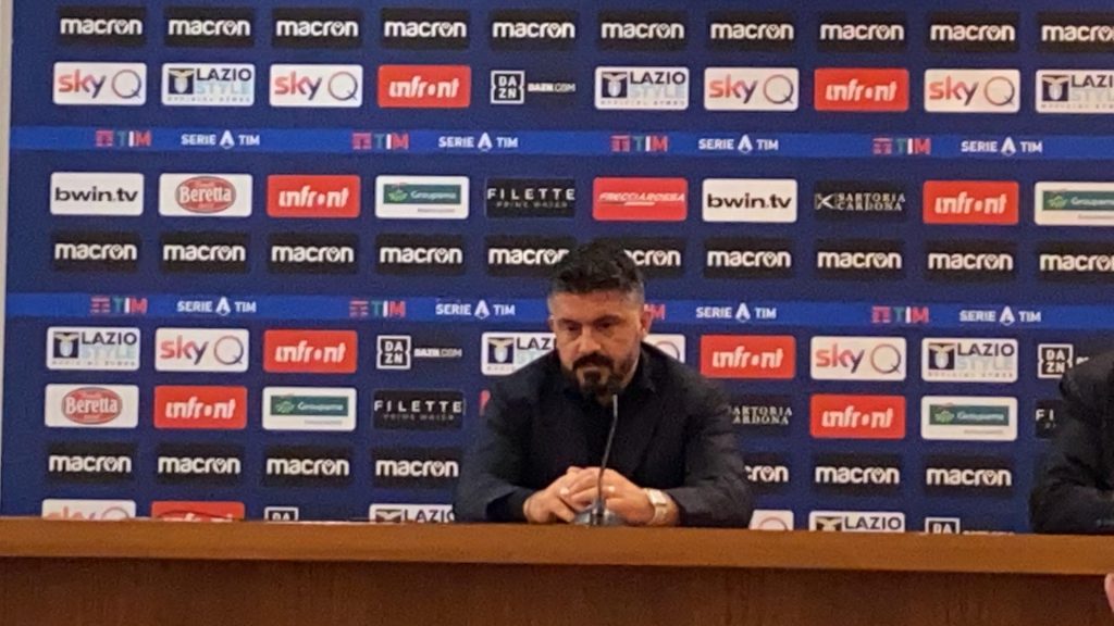 Gattuso conferenza