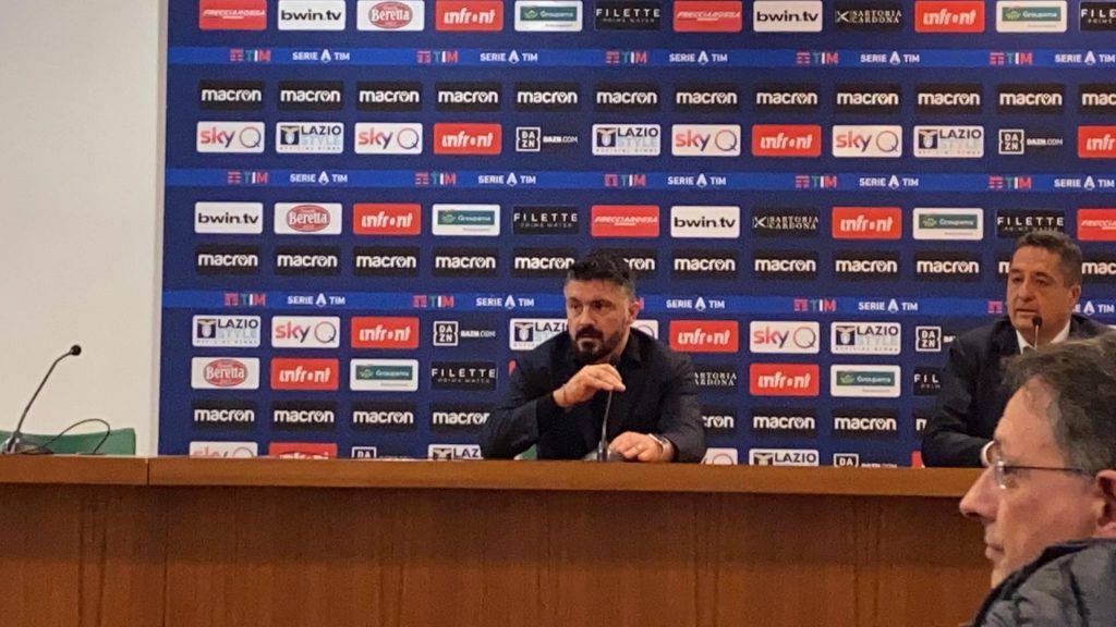 Gennaro Gattuso in conferenza