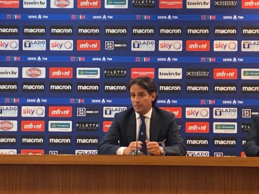 Inzaghi conferenza Lazio-Napoli