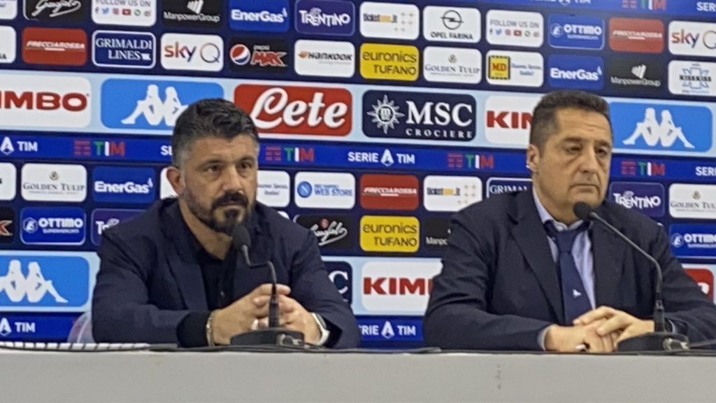 Gattuso in conferenza