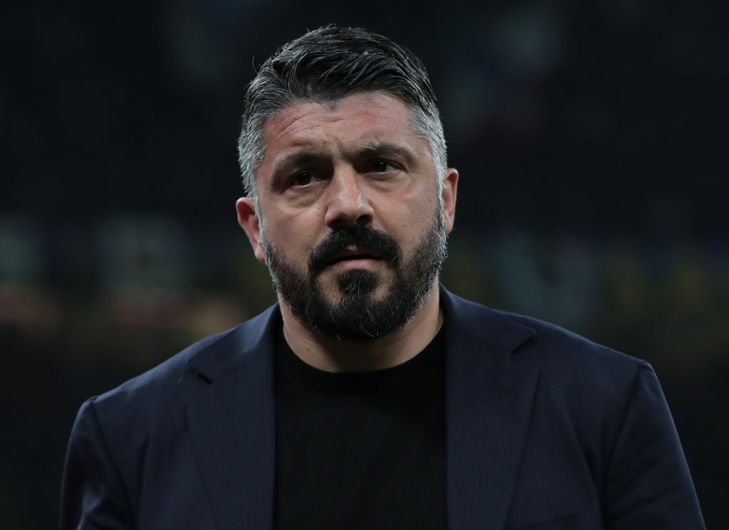 Gattuso, la reazione all'errore di Milik