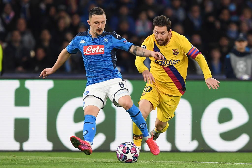 barcellona napoli diffidati