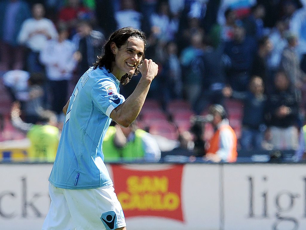 Napoli Lazio 4-3 Cavani