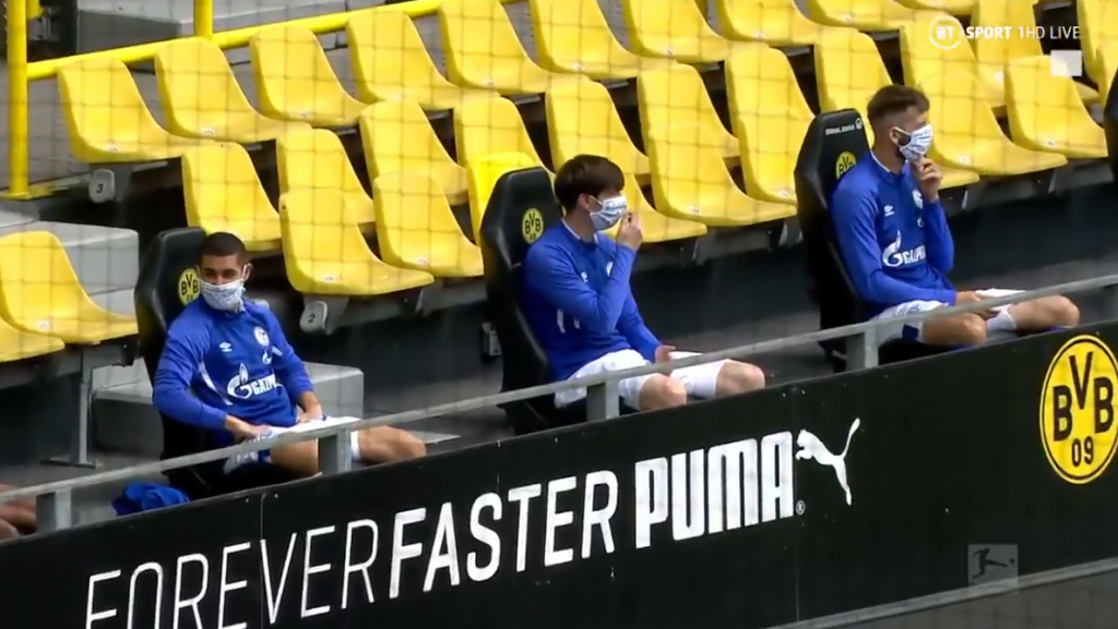 Bundesliga, mascherine