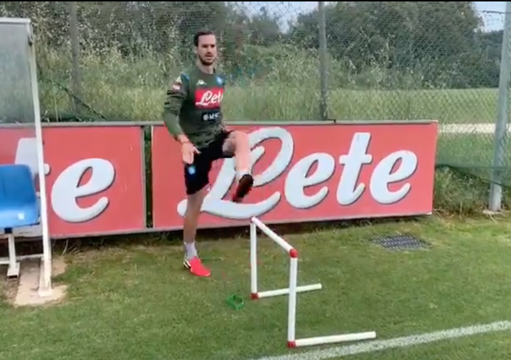 Napoli, il report dell'allenamento