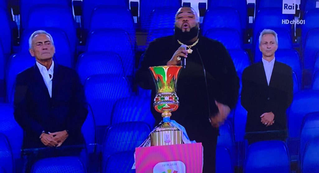 Coppa Italia, l'inno di Sergio Sylvestre