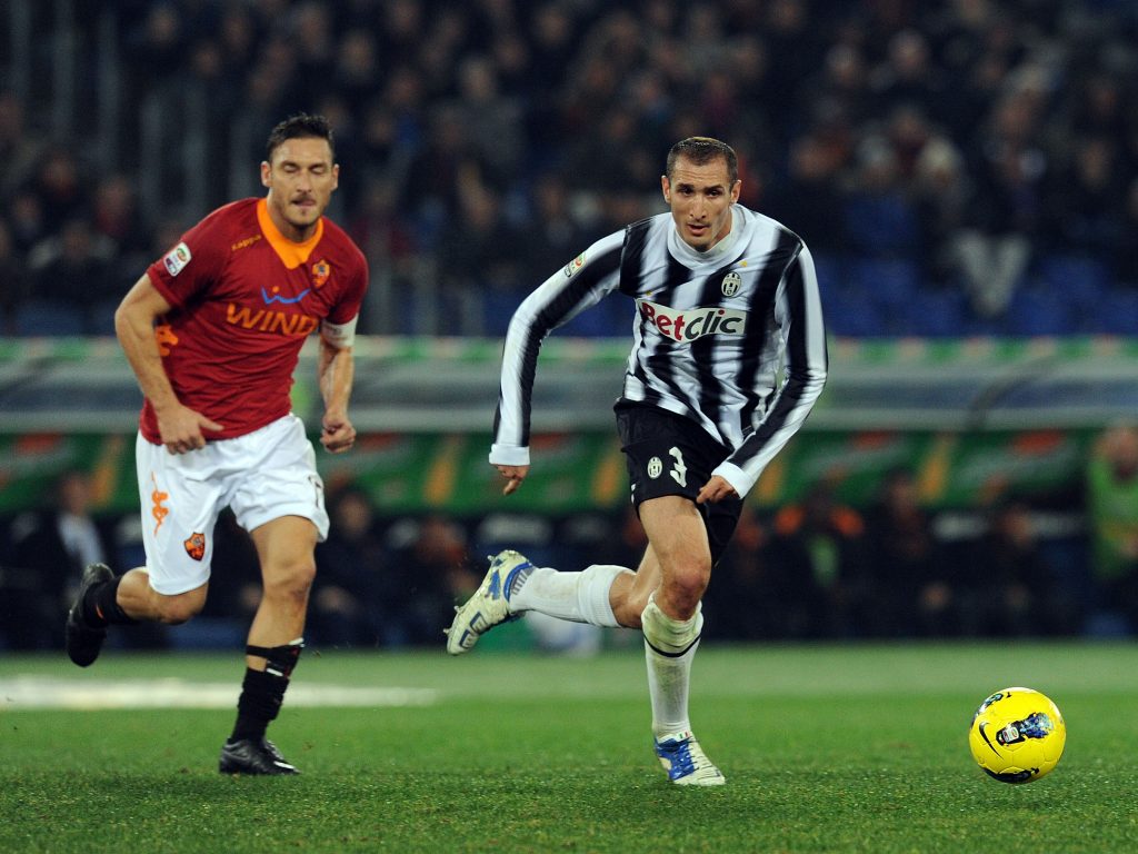 Chiellini e Totti