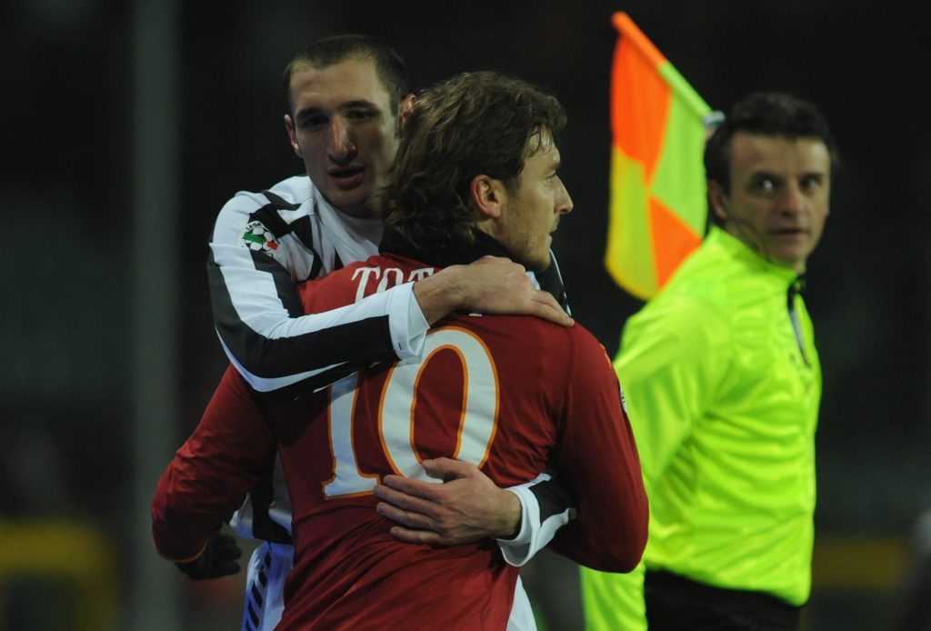 Chiellini e Totti