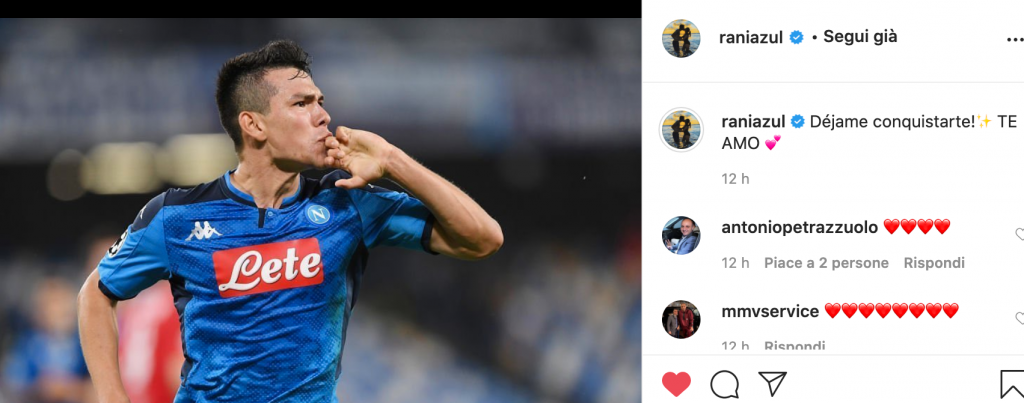 Lozano moglie Instagram