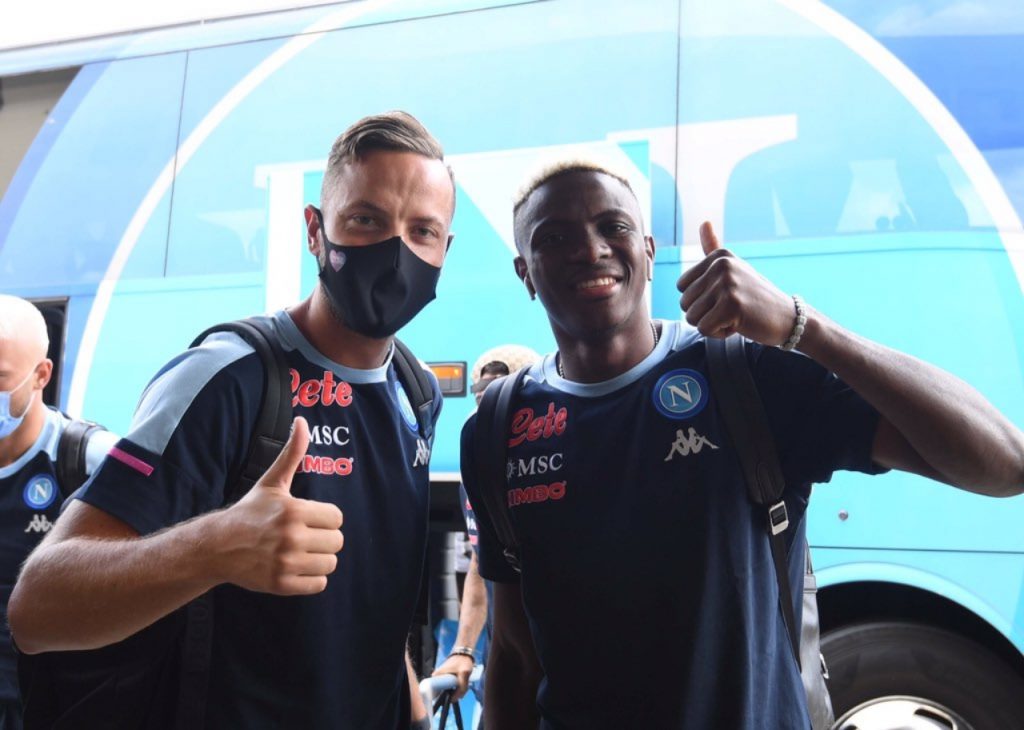 Ritiro Napoli Osimhen Rrahmani