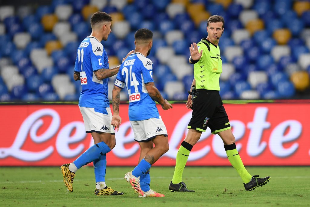 napoli sampdoria arbitro