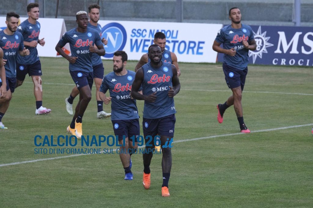 napoli allenamento
