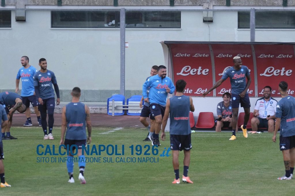 Napoli allenamento