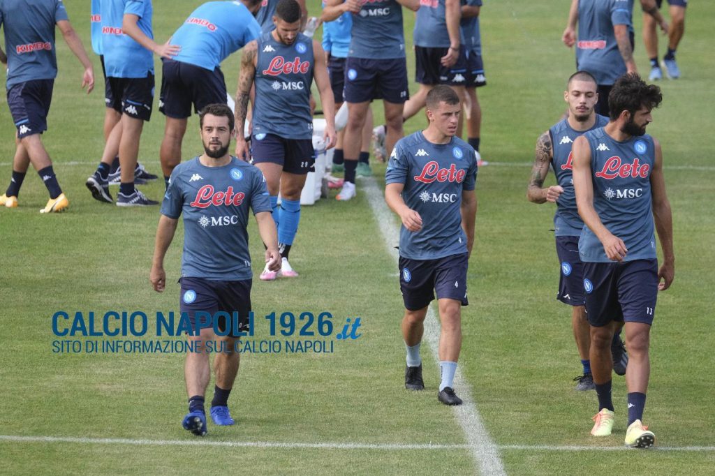 Napoli in allenamento