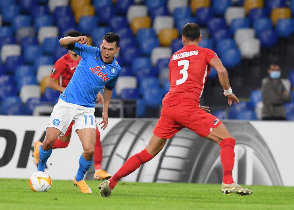 Napoli AZ Alkmaar, Lozano