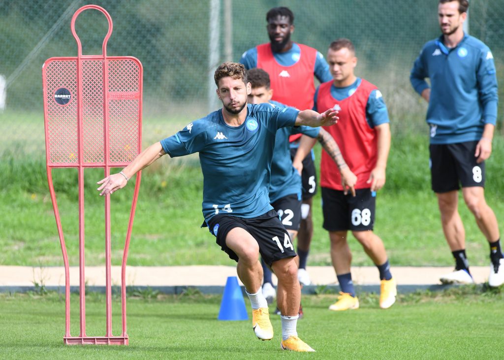 Mertens allenamento