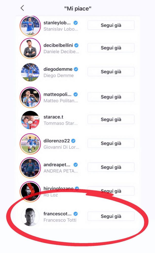 Like di Totti a Manolas
