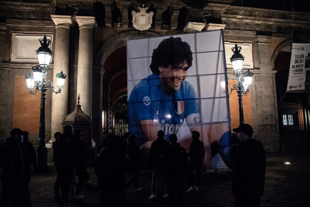 Diego Armando Maradona Death Mourning In Naples