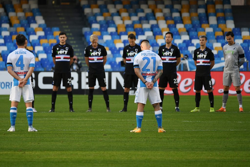 SSC Napoli v UC Sampdoria - Serie A