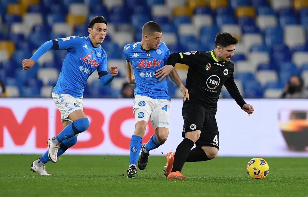 SSC Napoli v Spezia Calcio - Coppa Italia