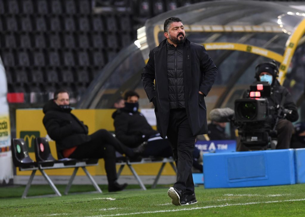 Gattuso, Udinese Napoli