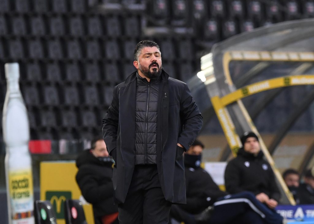 Gattuso, Udinese Napoli