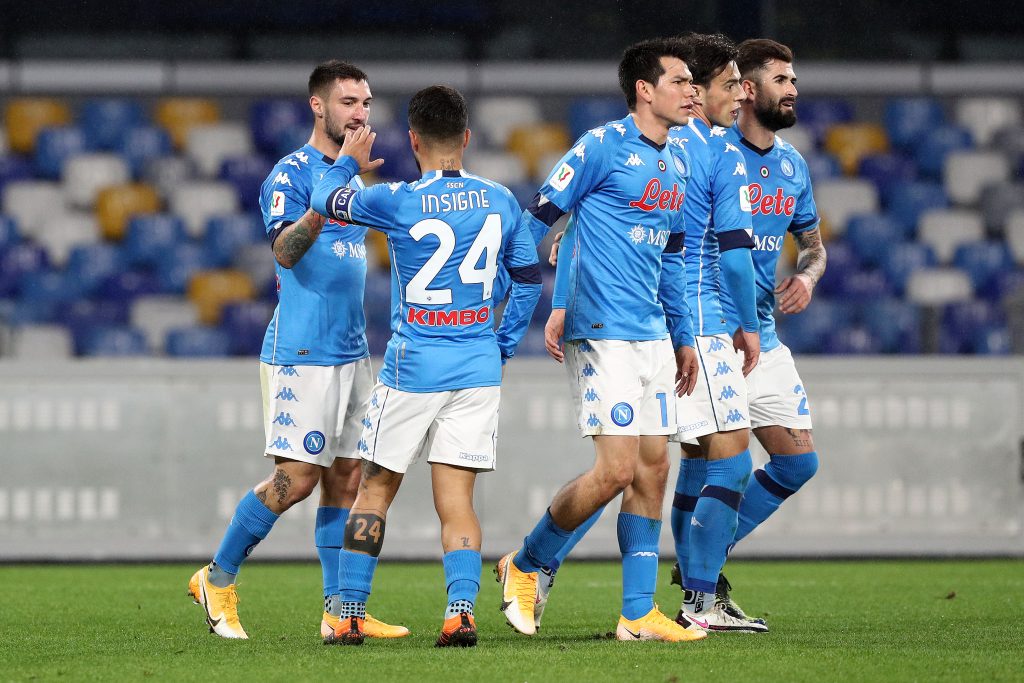 SSC Napoli v Spezia Calcio - Coppa Italia