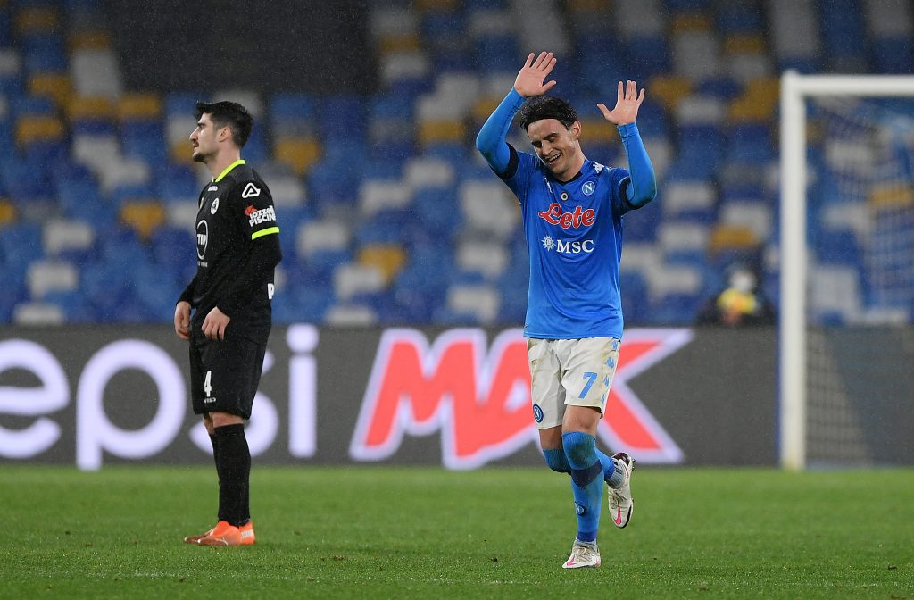 SSC Napoli v Spezia Calcio - Coppa Italia