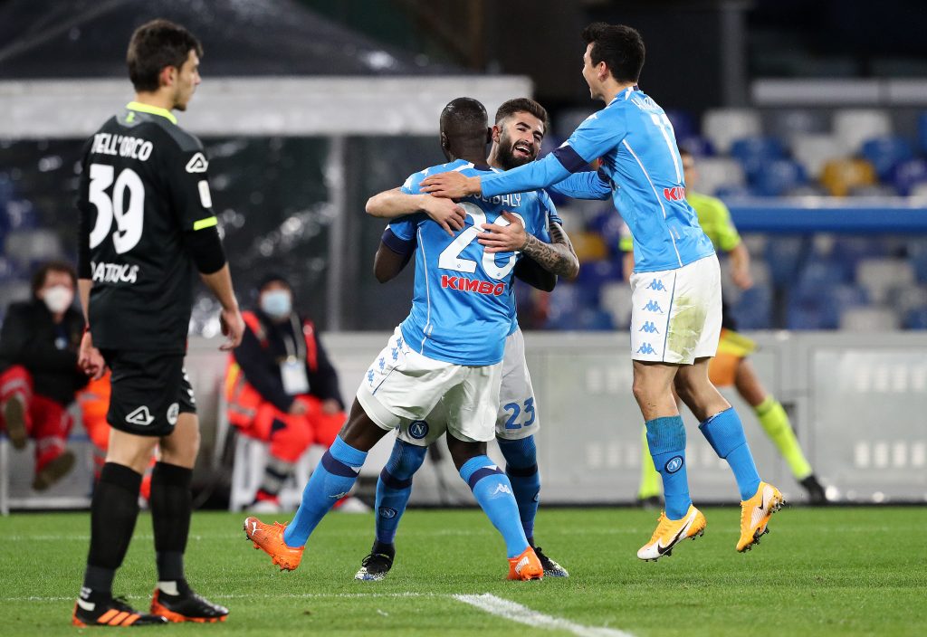 SSC Napoli v Spezia Calcio - Coppa Italia