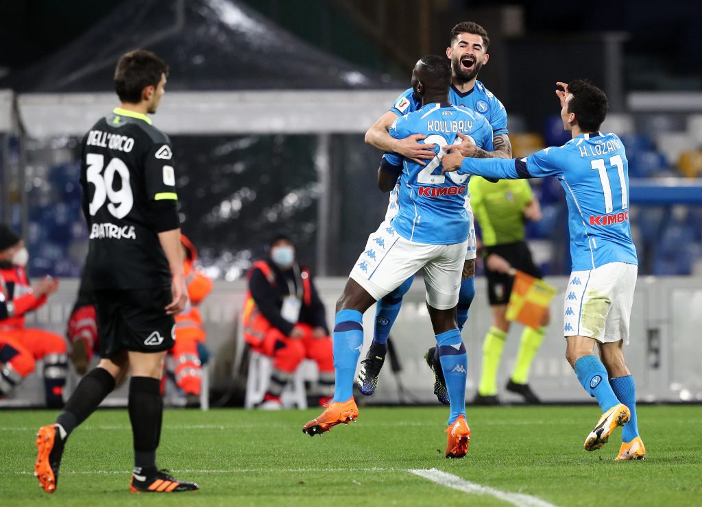 SSC Napoli v Spezia Calcio - Coppa Italia