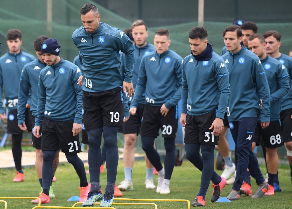 SSC Napoli Training Session &amp; Press Conference