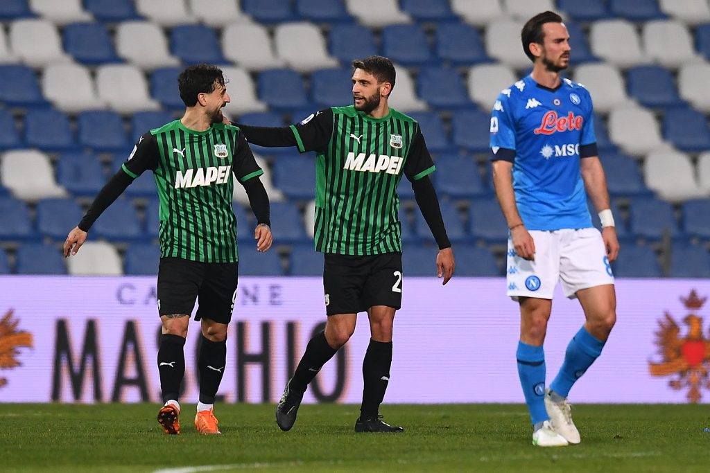 berardi napoli sassuolo