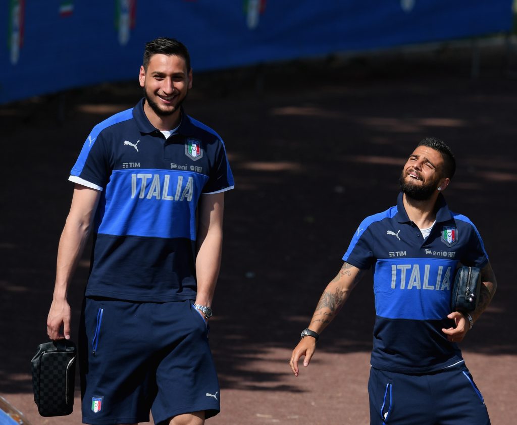 Italy Training Session And Press Conference