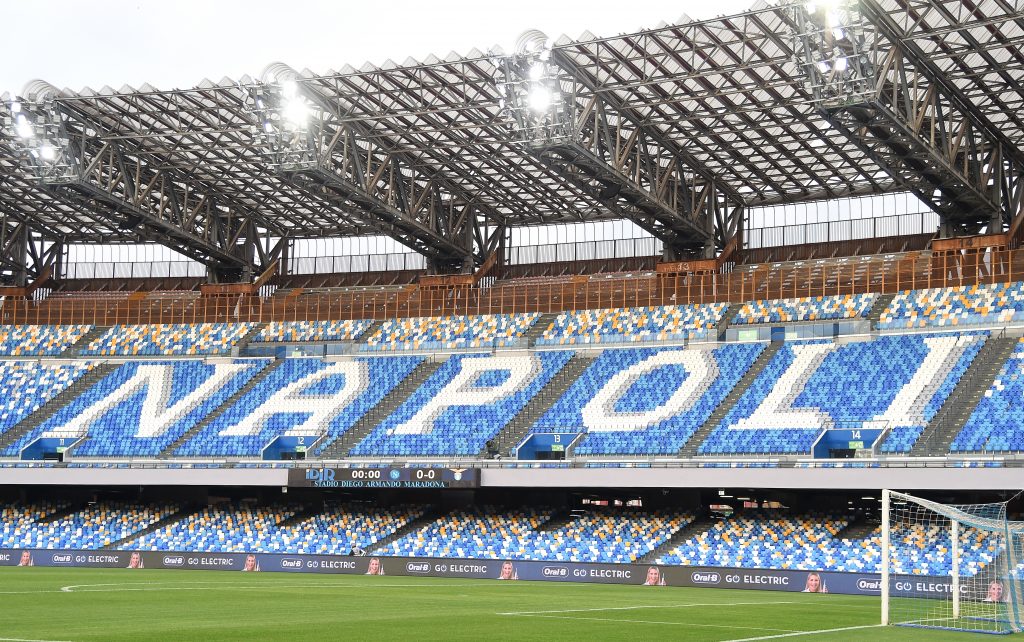 Inaugurazione stadio maradona italia argentina napoli