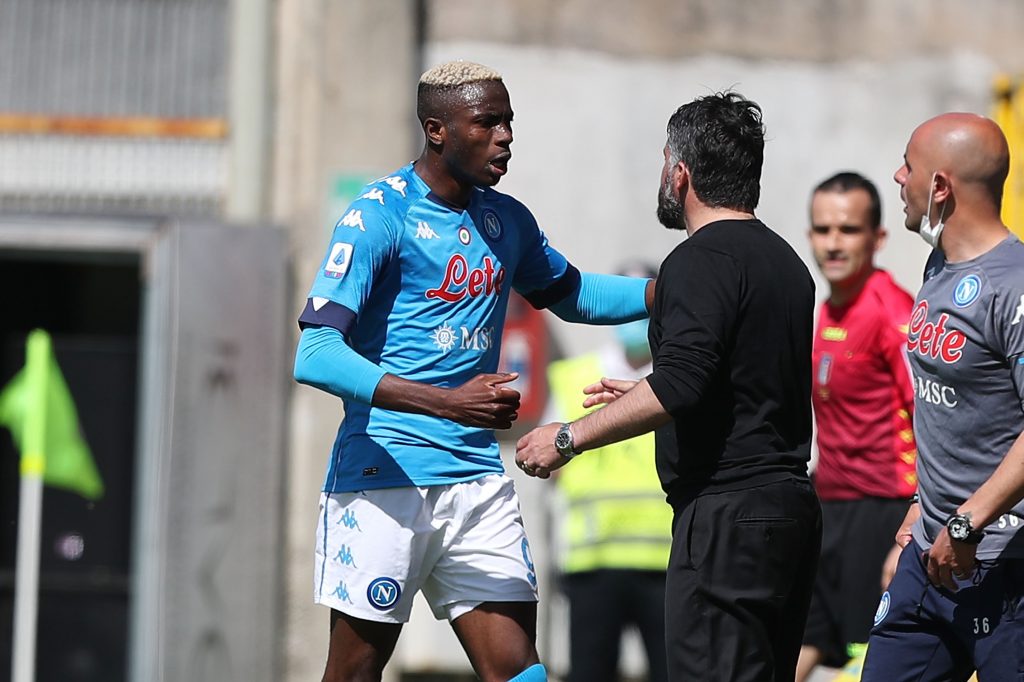 Gattuso Osimhen, Spezia Napoli