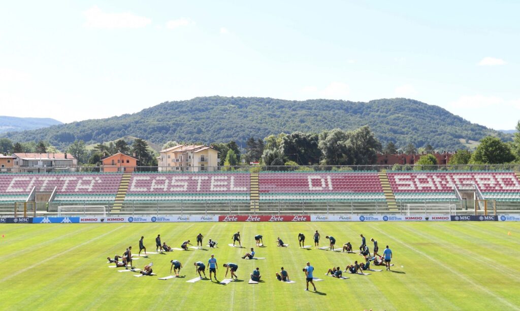 napoli ritiro castel di sangro amichevoli