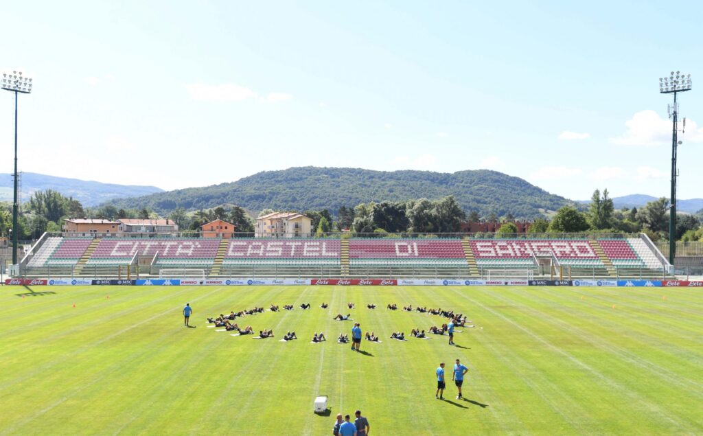 napoli ritiro conte