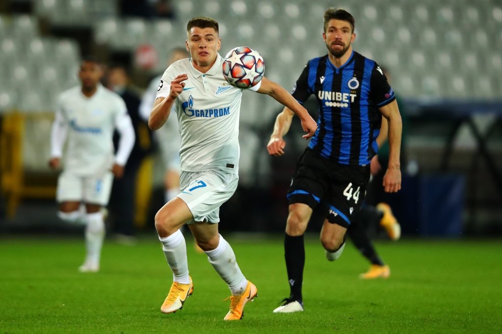 Club Brugge KV v Zenit St. Petersburg: Group F - UEFA Champions League