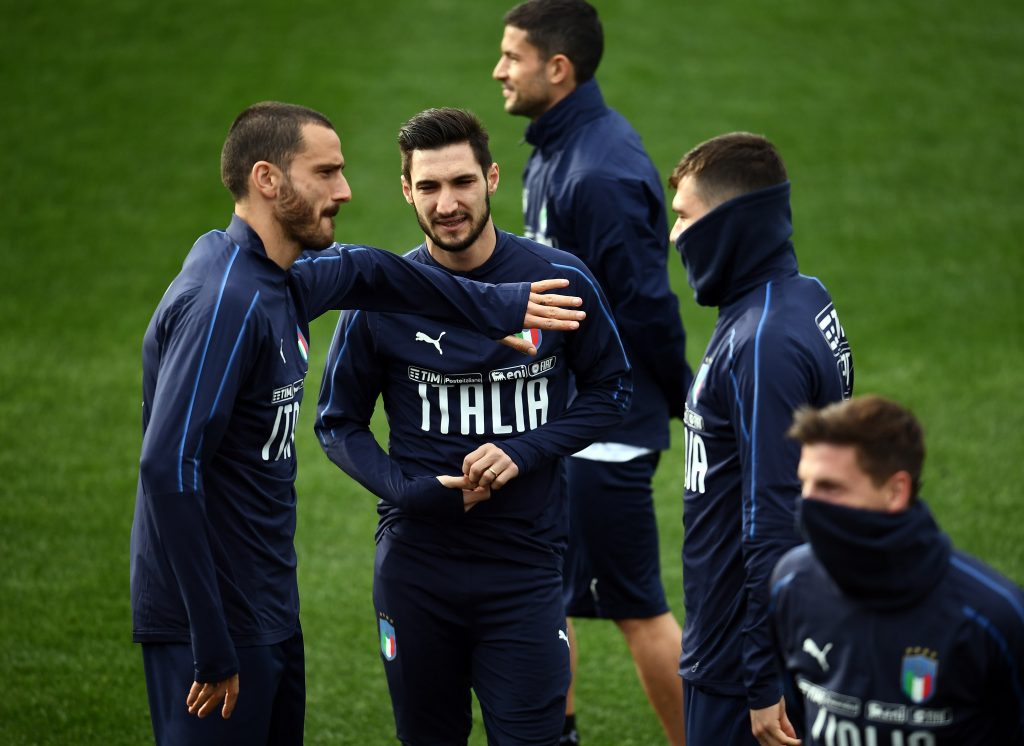 Italy Training Session And Press Conference