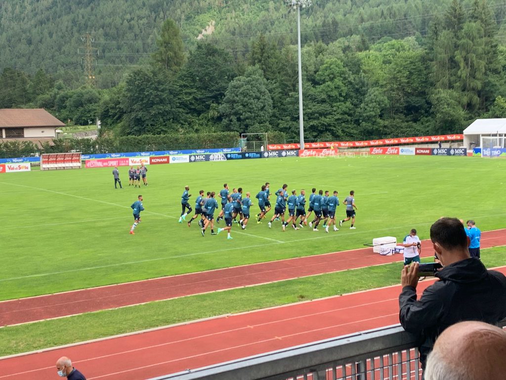 dimaro allenamento ritiro napoli