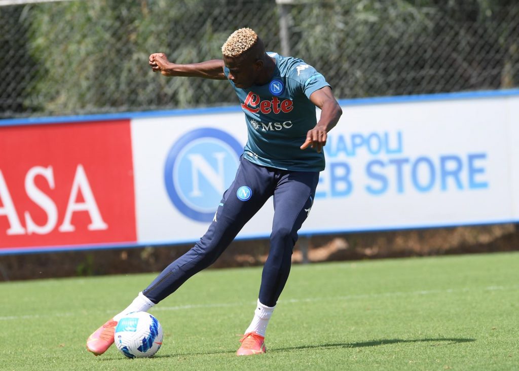 allenamento napoli osimhen