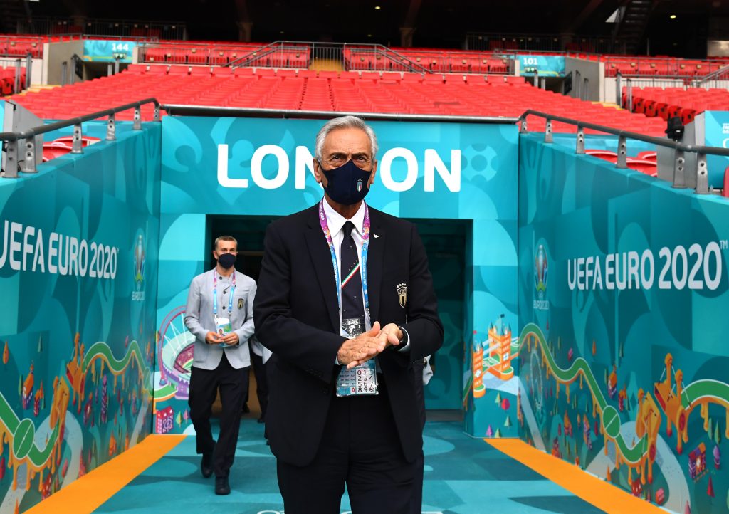 Italy Walk About and Press Conference - UEFA Euro 2020: Round of 16
