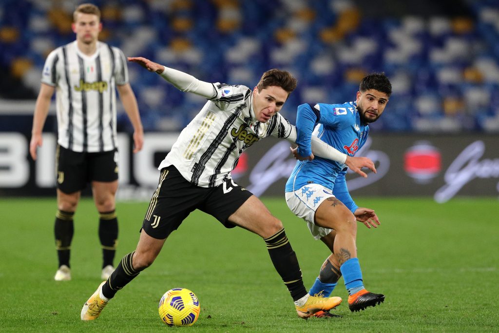 Chiesa e Insigne, Napoli Juve