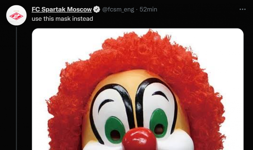 Spartak Mosca, clown