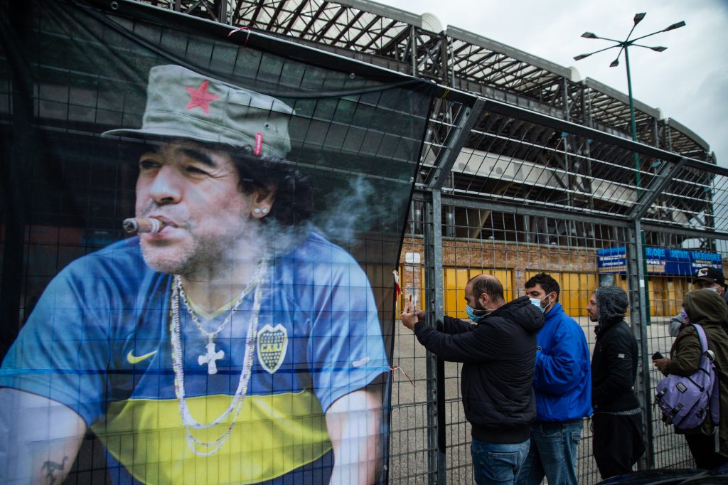 Naples Pays Tribute To Football Star Maradona On One-Year Death Anniversary