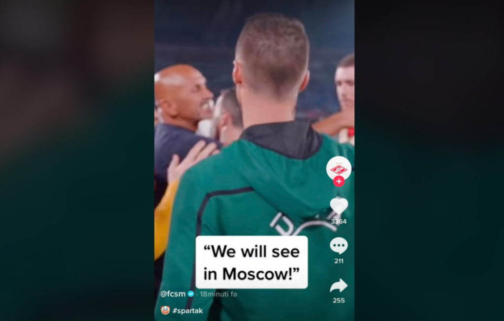 Spartak Mosca, tik tok