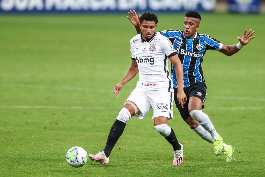 Gremio v Corinthians Play Behind Closed Doors the First Round of the 2020 Brasileirao Series A Amidst the Coronavirus (COVID - 19) Pandemic