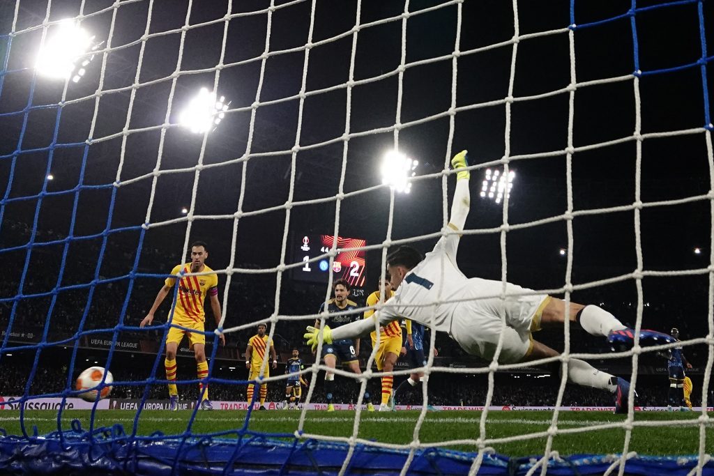 SSC Napoli v FC Barcelona: Knockout Round Play-Offs Leg Two - UEFA Europa League