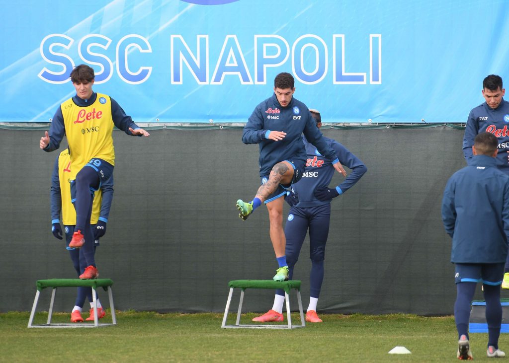 Allenamento Napoli